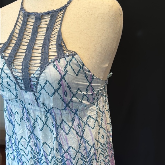 Lani Elegant Blue and Purple long Dress, medium - Picture 2 of 7